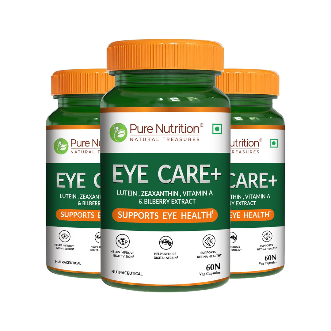 Eye Care+ – Lutein, Zeaxanthin, Vitamin A & Bilberry