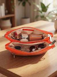 Dual Sling Vegan Leather Crossbody