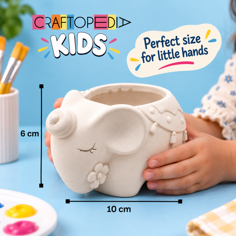 DIY Planter Painting Kit - Elephant