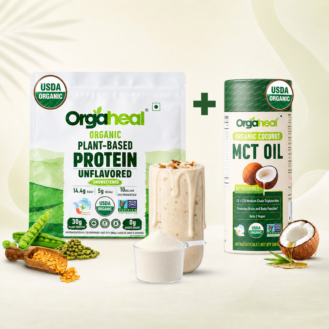 Organic Plant Protein + Organic MCT Oil