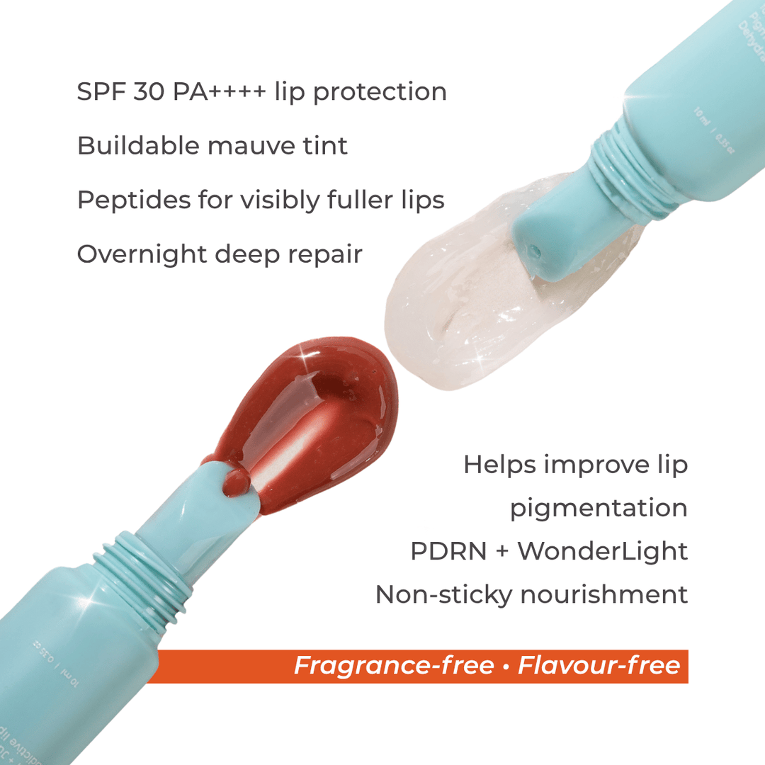 Skinvest Melts Lip Care Duo | Tinted SPF 30 Balm & Overnight Mask | 10ml + 10ml