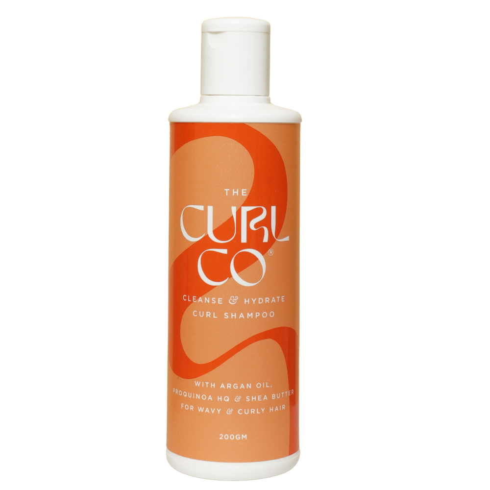 The Curl Co Cleanse & Hydrate Curl shampoo, for Dry & Frizzy Hair, 200 G