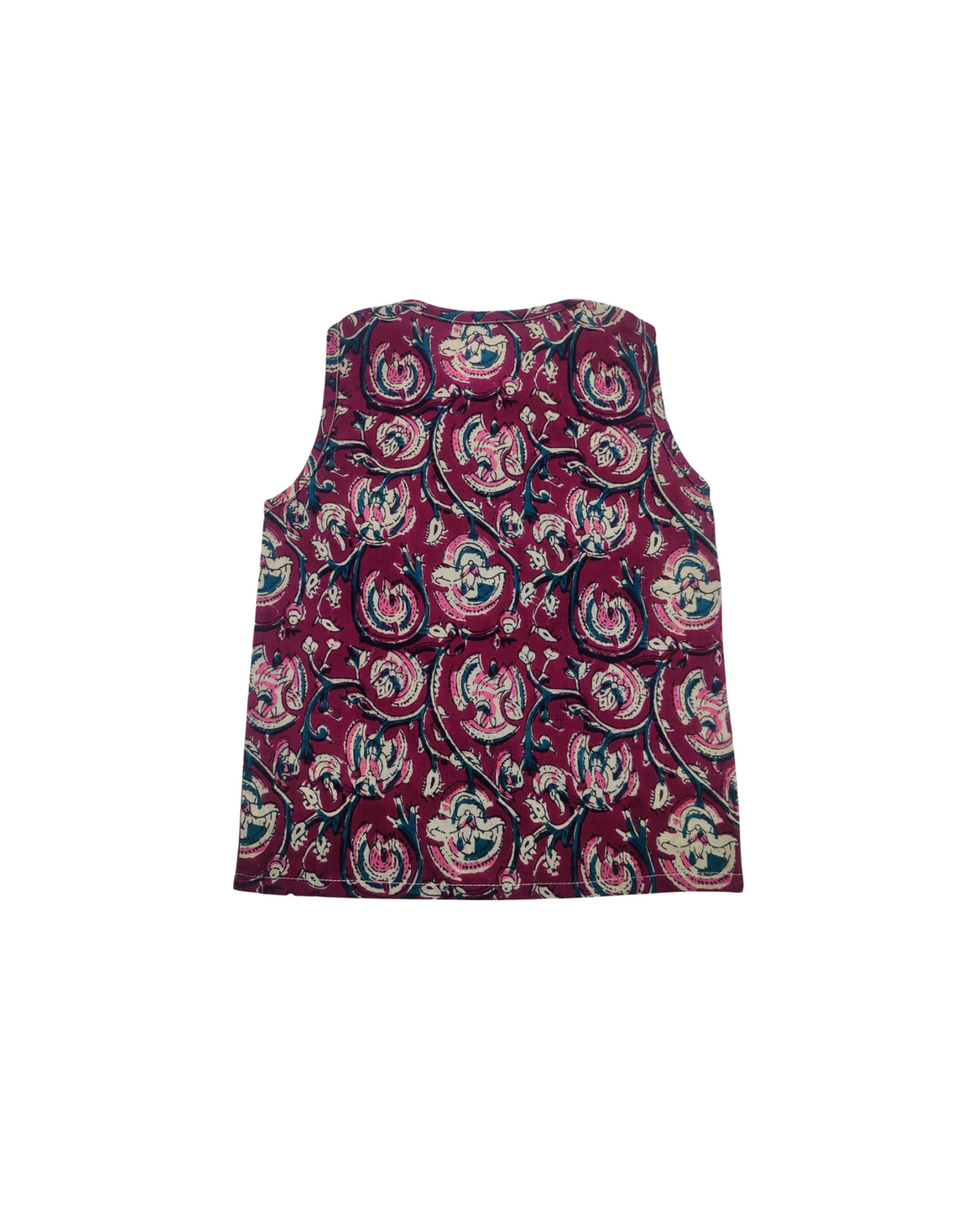  100% Cotton Baby Jhabla (Pack of 3) – Ultra-Soft Sleeveless Summer Vests for Newborns & Preemies, Breathable Front-Open Button Set, Unisex Multicolor Prints (Up to 5kg