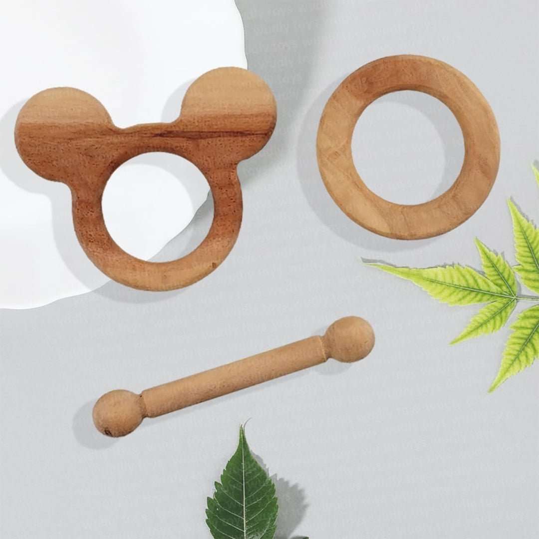 Wudly Wooden Neem Nature Teethers