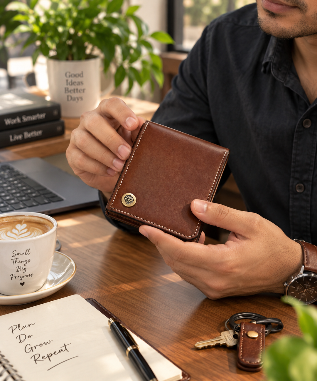 Bifold Money Clip Wallet