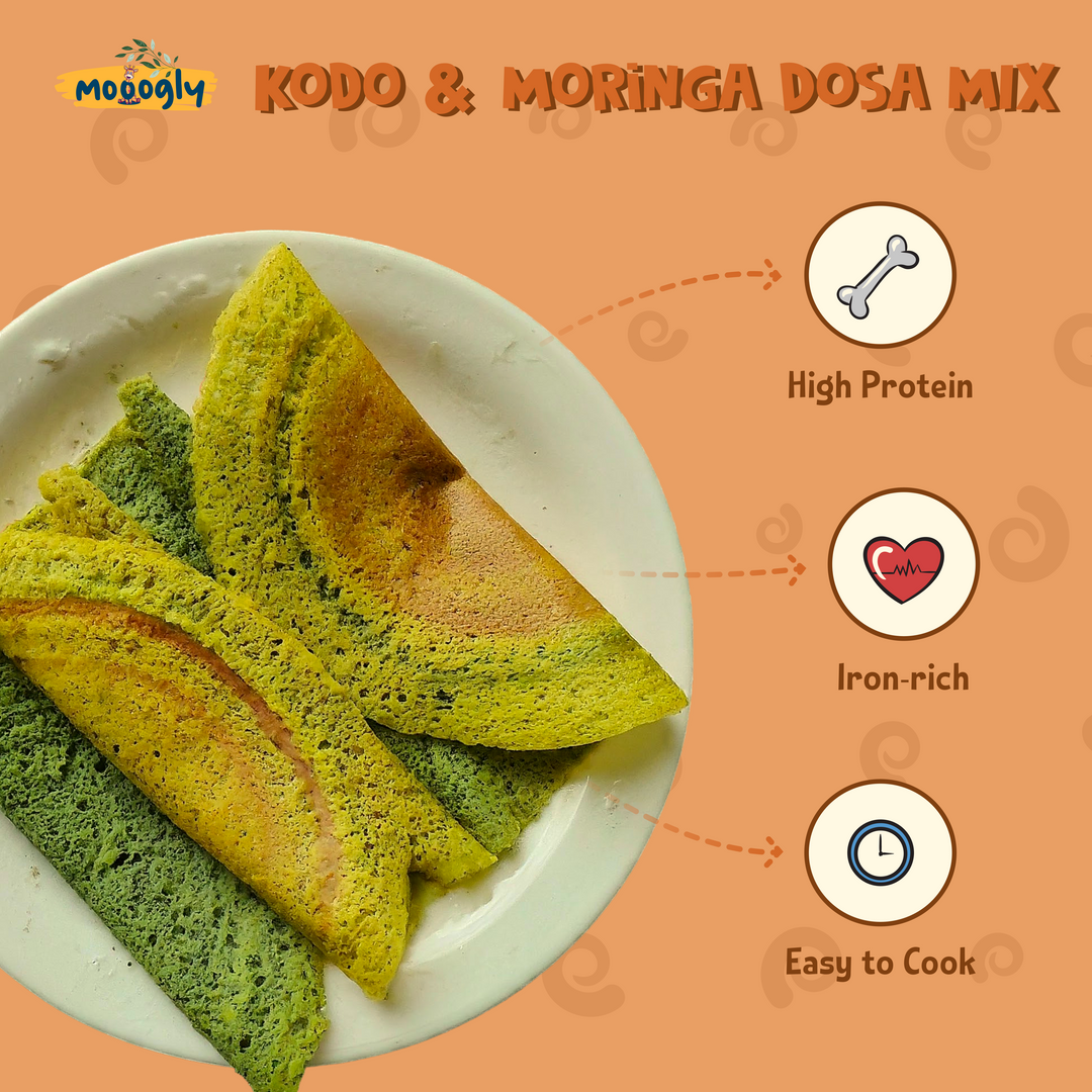 Mooogly Kodo and Moringa Dosa Mix - 200 grams