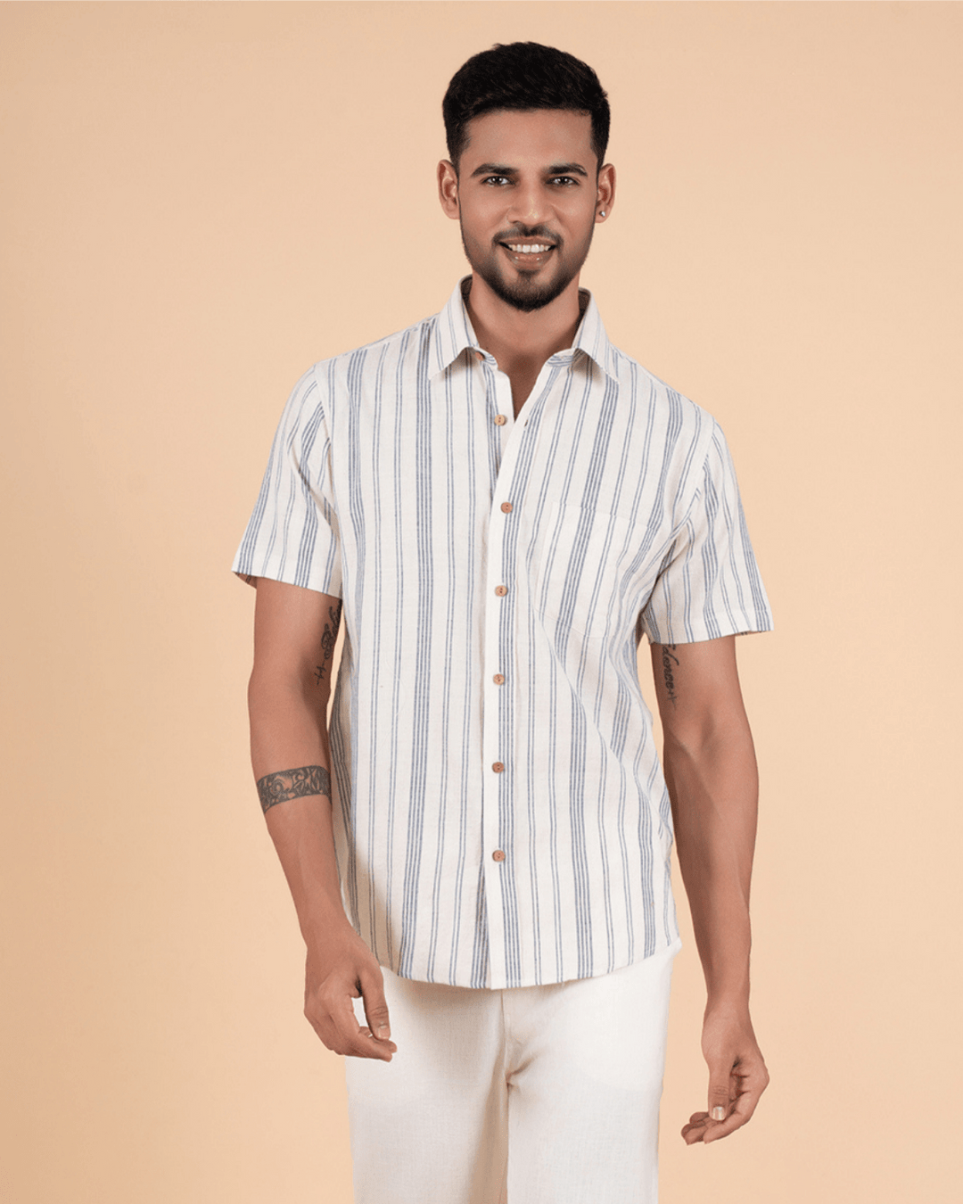 Ocean Loom Half Sleeve Mens Shirt