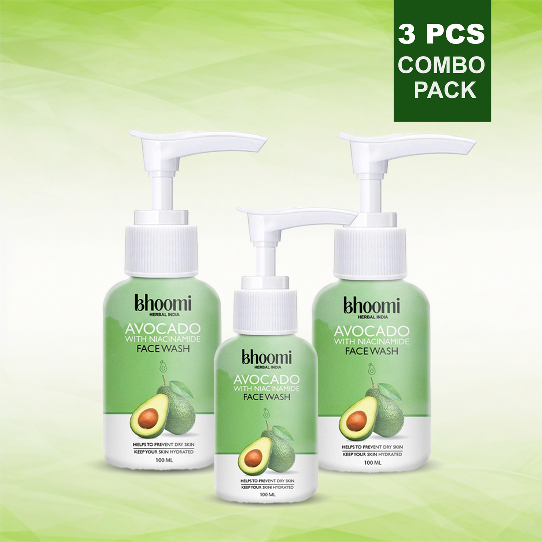 Bhoomi Herbal India AVOCADO WITH NIACINAMIDE FACE WASH