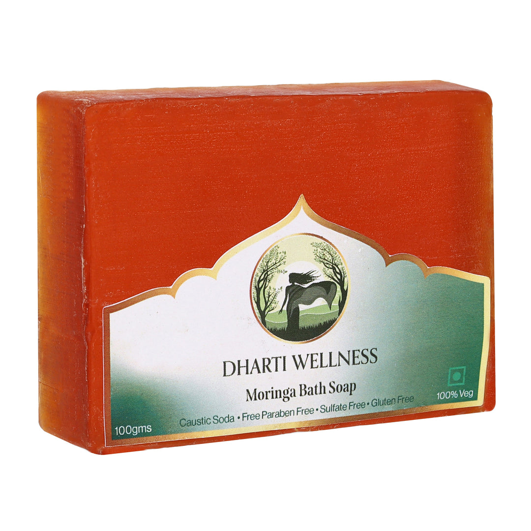 Moringa Bath Soap -  | Organic | Natural | Caustic - Soda Free | Dry Itchy Skin | Hydrating | Stress Relief