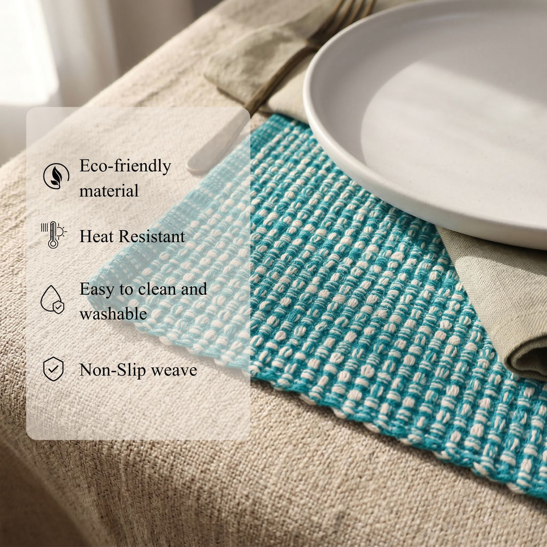 Cotton Woven Placemats Set of 4