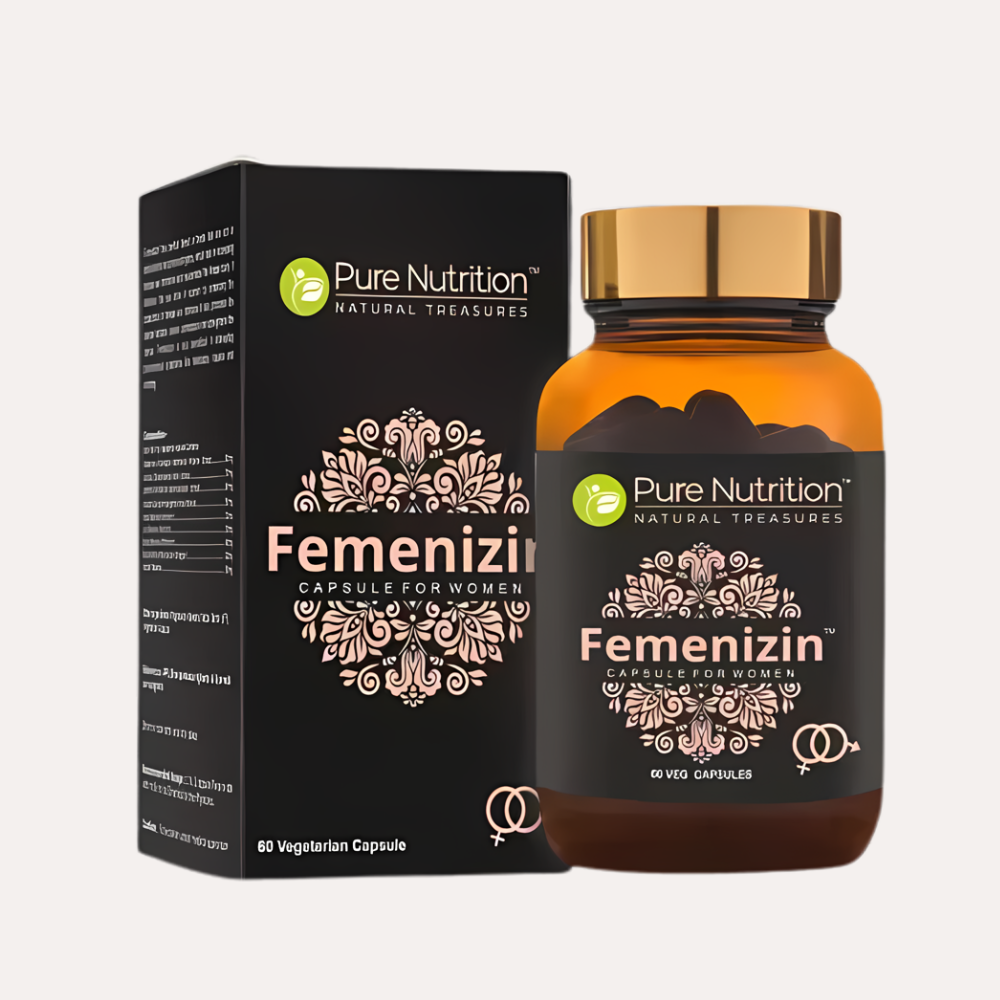 Femenizin Daily Vitality & Hormonal Wellness Supplement for Women | 60 Caps