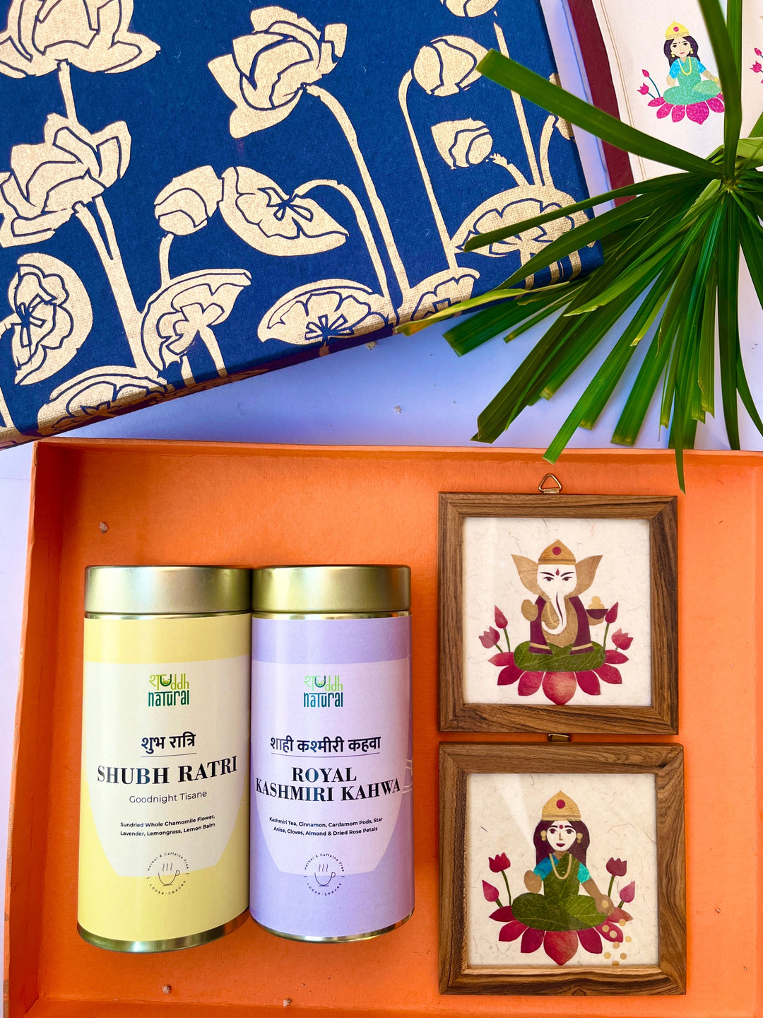 Festive Diwali Gift Hamper I Ganesh Laxmi I Tea I Pack of 5 - Suspire