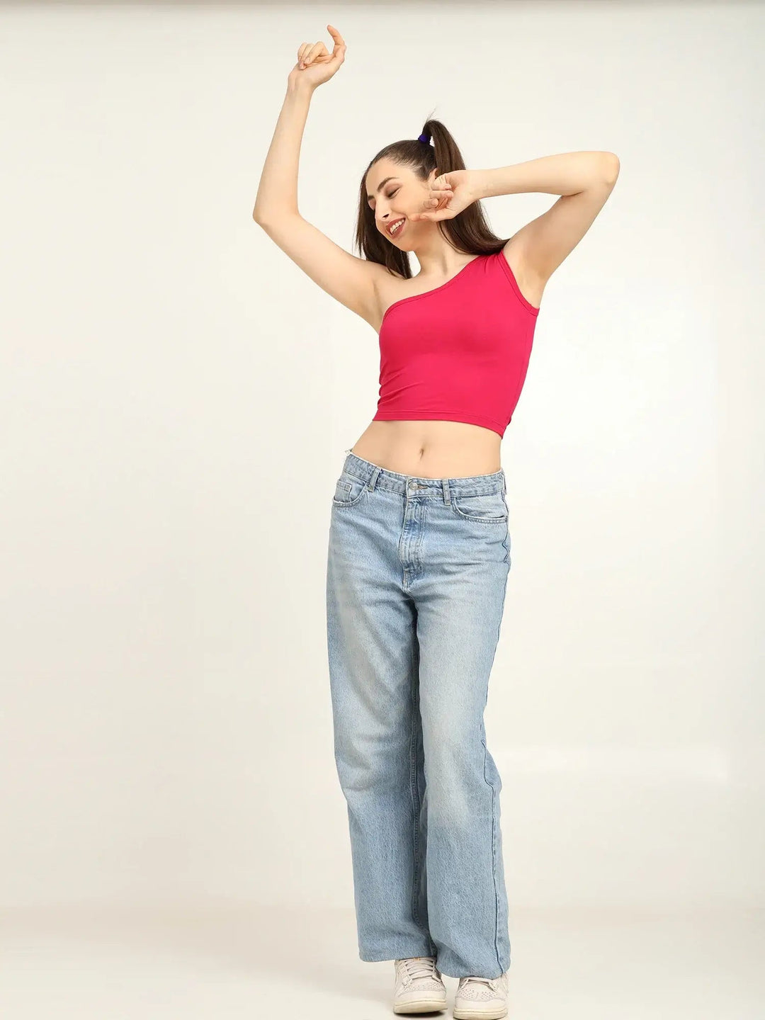 Gen Z Bamboo One Shoulder Top – Soft, Breathable & Sustainable Fit
