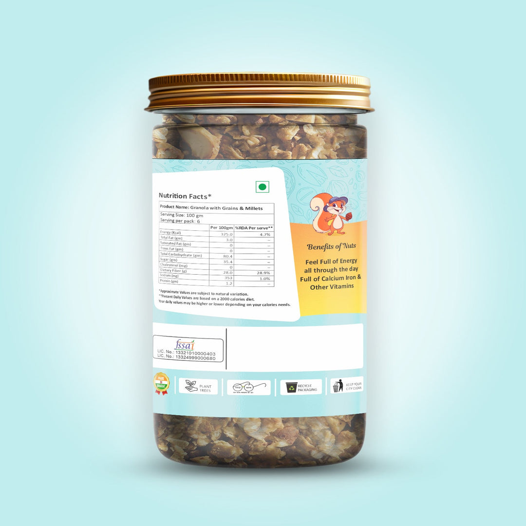 Granola Honey Flavour With Grain & Millet 500 g