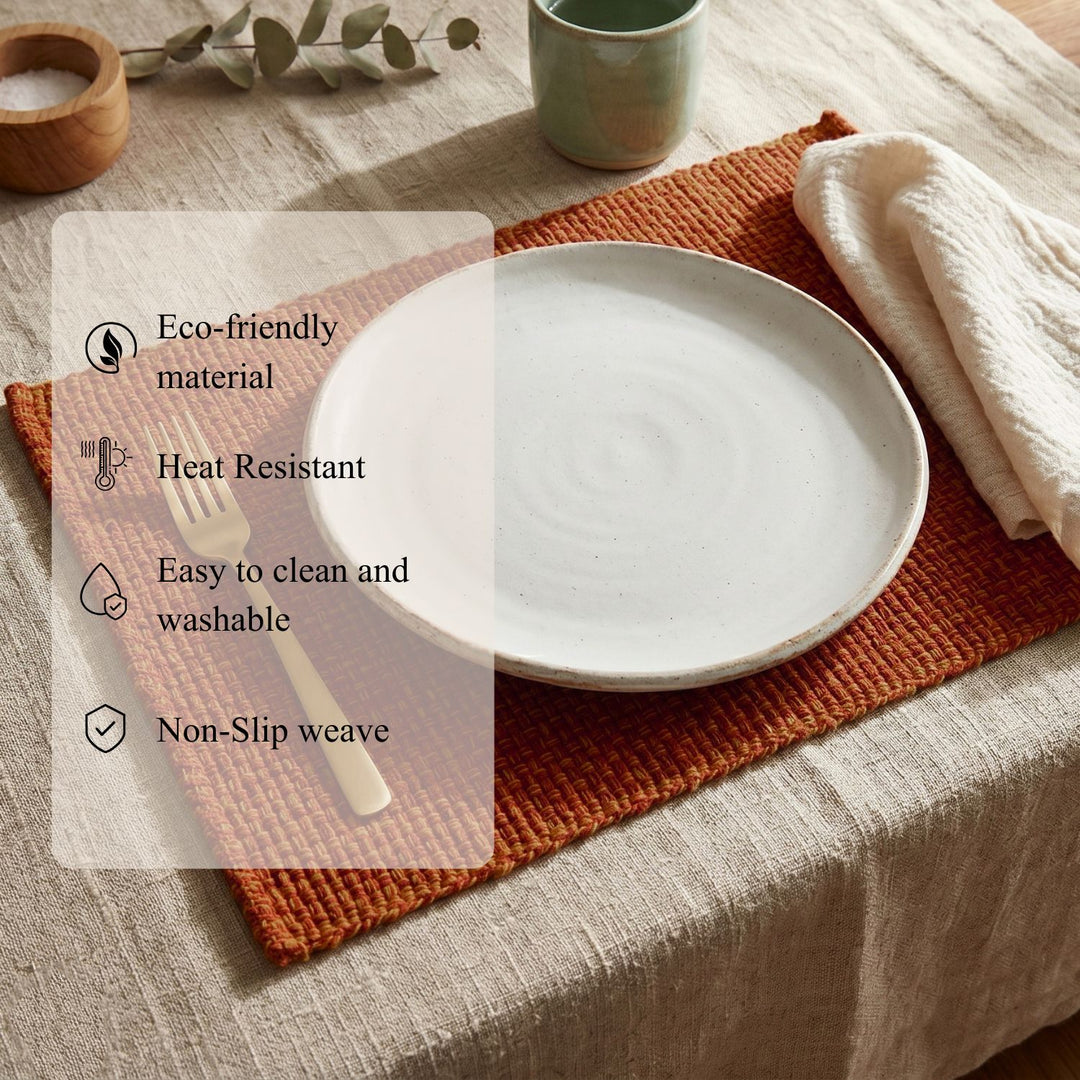 Cotton Woven Placemats Set of 4