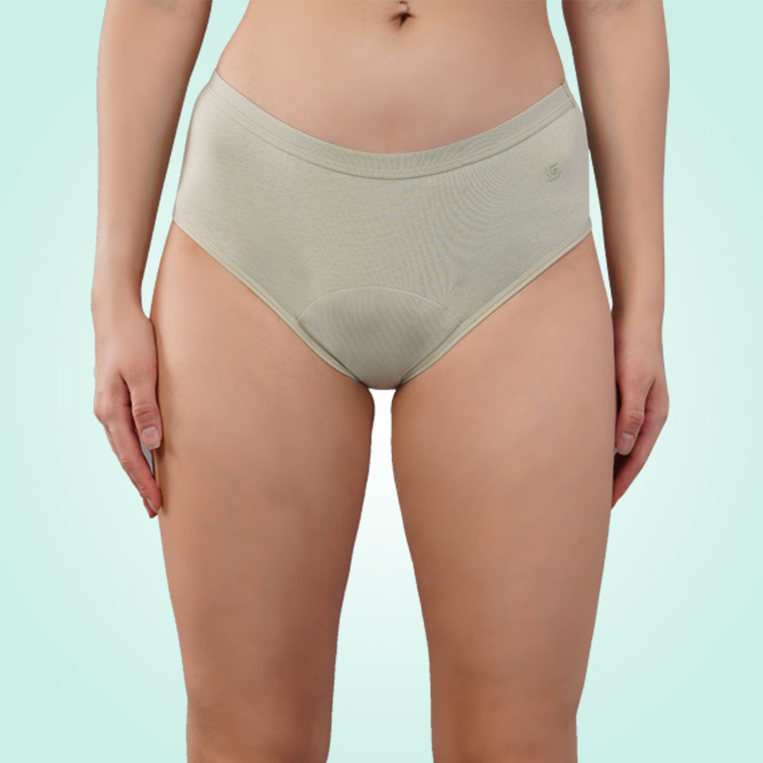 SochGreen Reusable Incontinence Underwear For Women | Wash & Reuse | Absorbs Light Urine Leaks |Absorbent & Leakproof | Organic Cotton