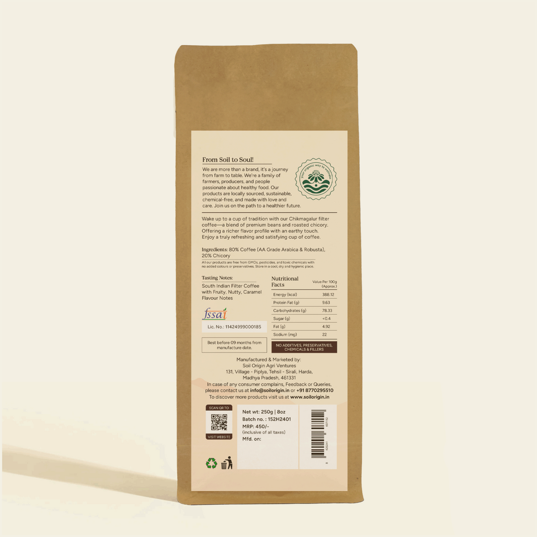 Soil Origin Filter Coffee (Chikmangalur Origin)