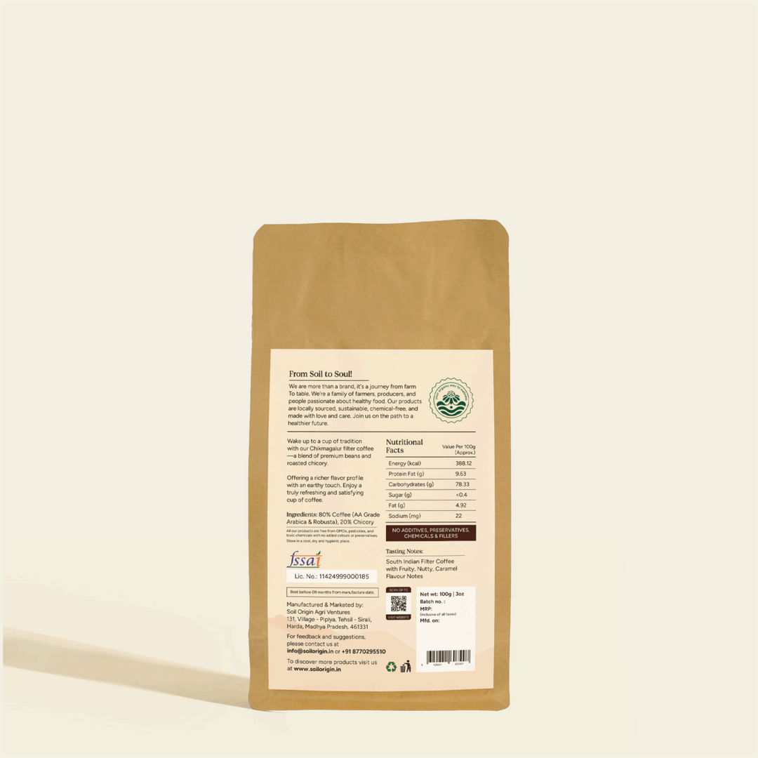 Soil Origin Filter Coffee (Chikmangalur Origin)
