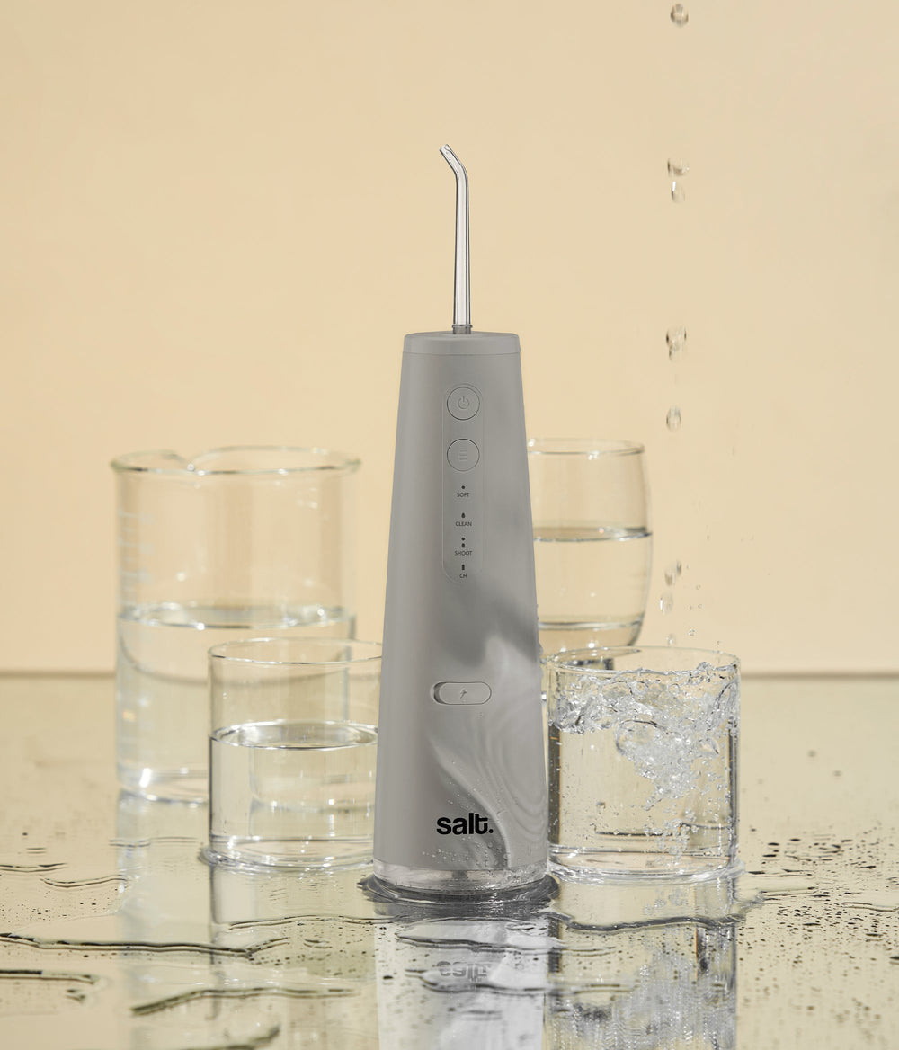 Salt Oral Care Wave Water Flosser - Grey