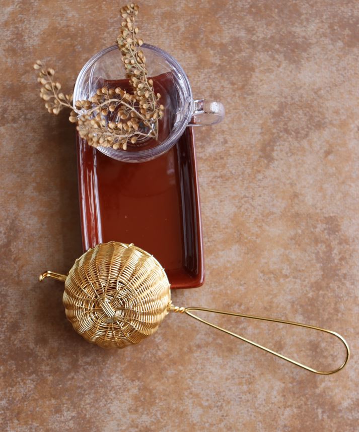 Soul Shoppr Handmade Vintage Brass Tea Strainer