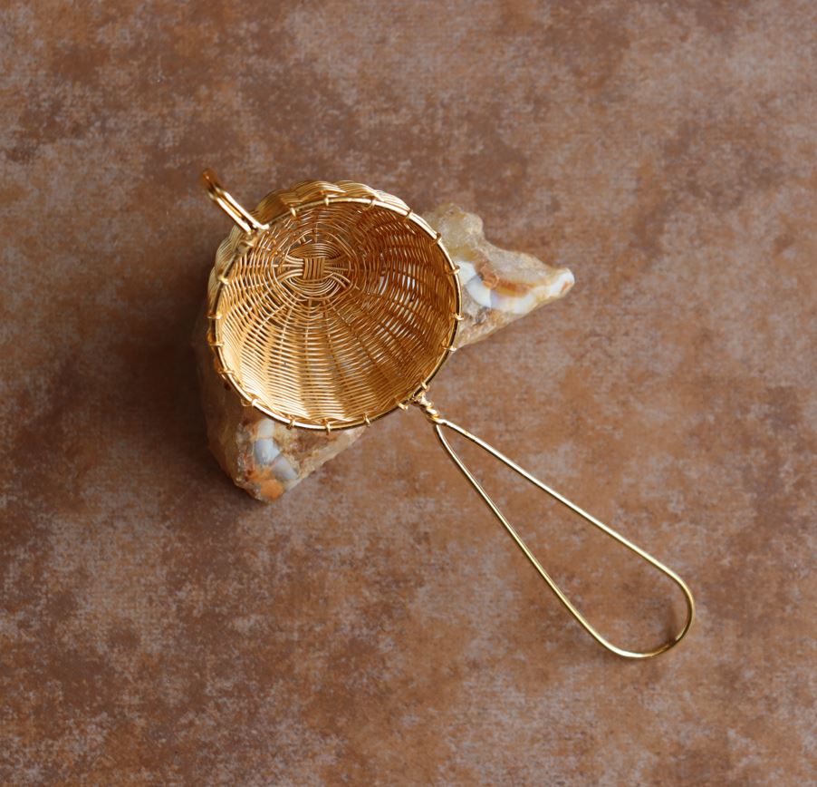Soul Shoppr Handmade Vintage Brass Tea Strainer