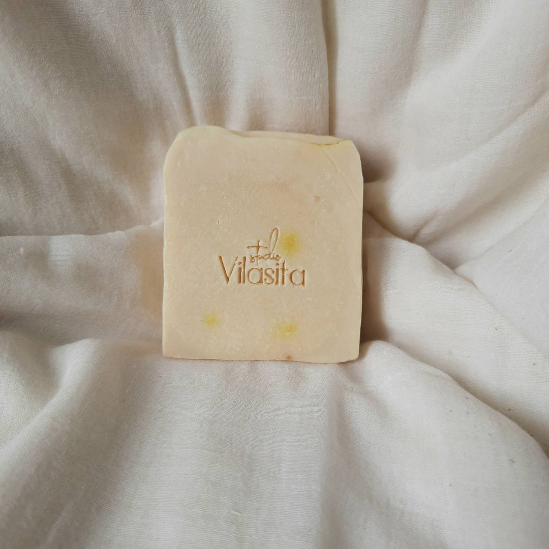Studio Vilasita Firdaus -saffron and sweet almond oil cold processed soap
