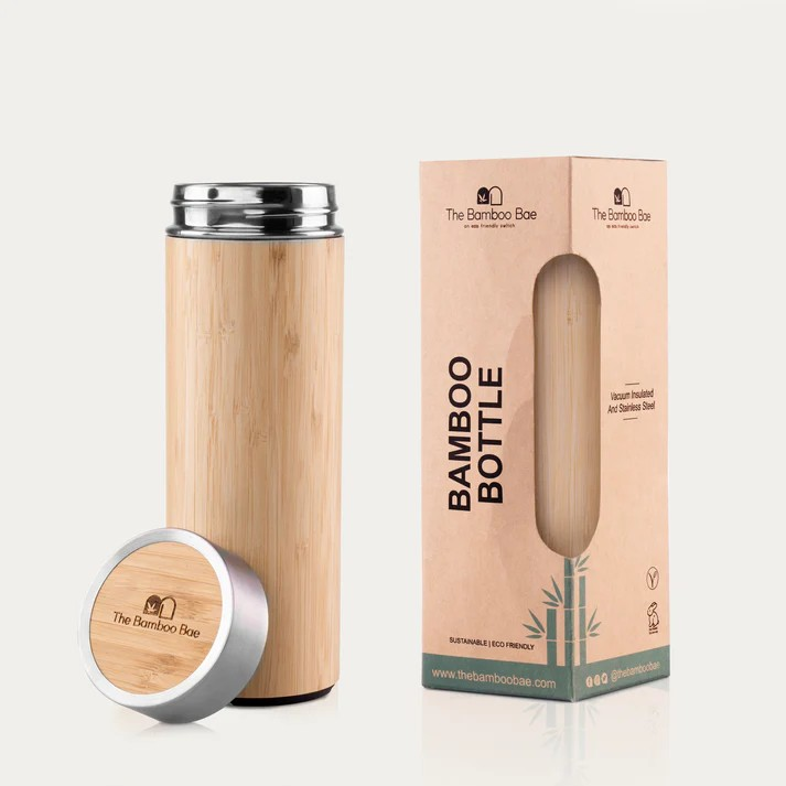 Bamboo Bottle Lunch Box Gift Set | Bamboo Gift Box | Sustainable Hamper