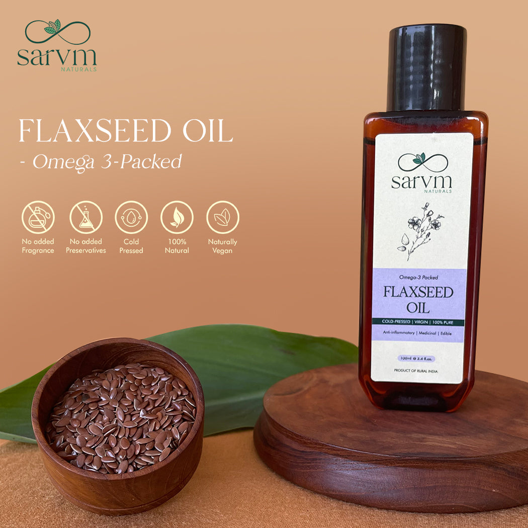 Flaxseed Oil - Cold Pressed 100ml