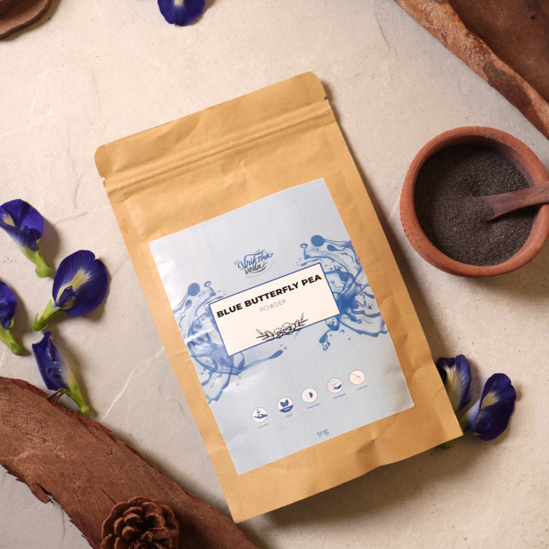 Vriksha Veda Flowers Powder Kit | Skin and Hair care | Pack of 4