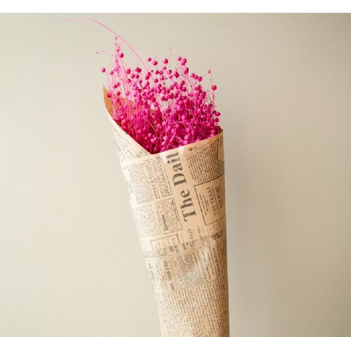 Pink flax dried flower - https://artecasa.in/