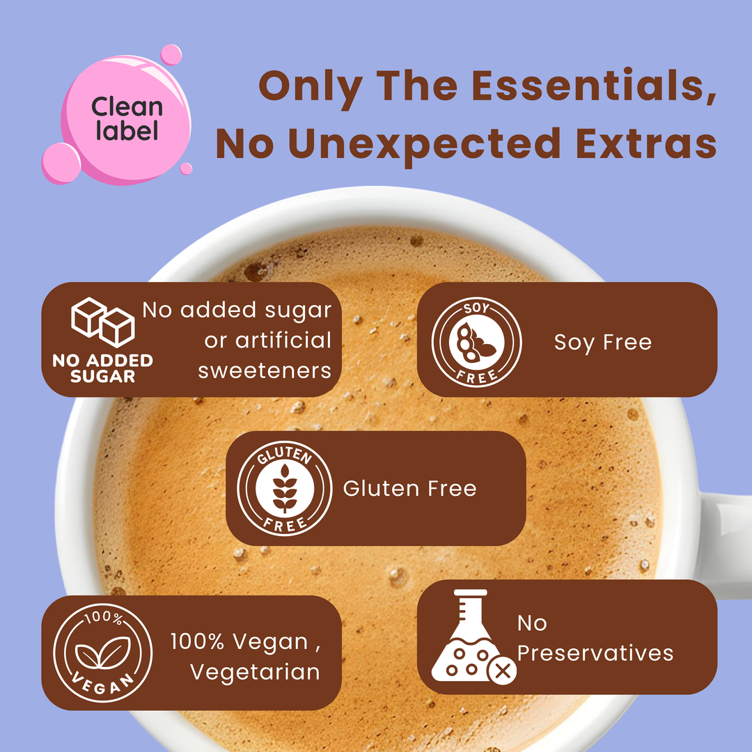 Focus Coffee with L-Theanine & Rhodiola | No-Jitter Mental Clarity Coffee India