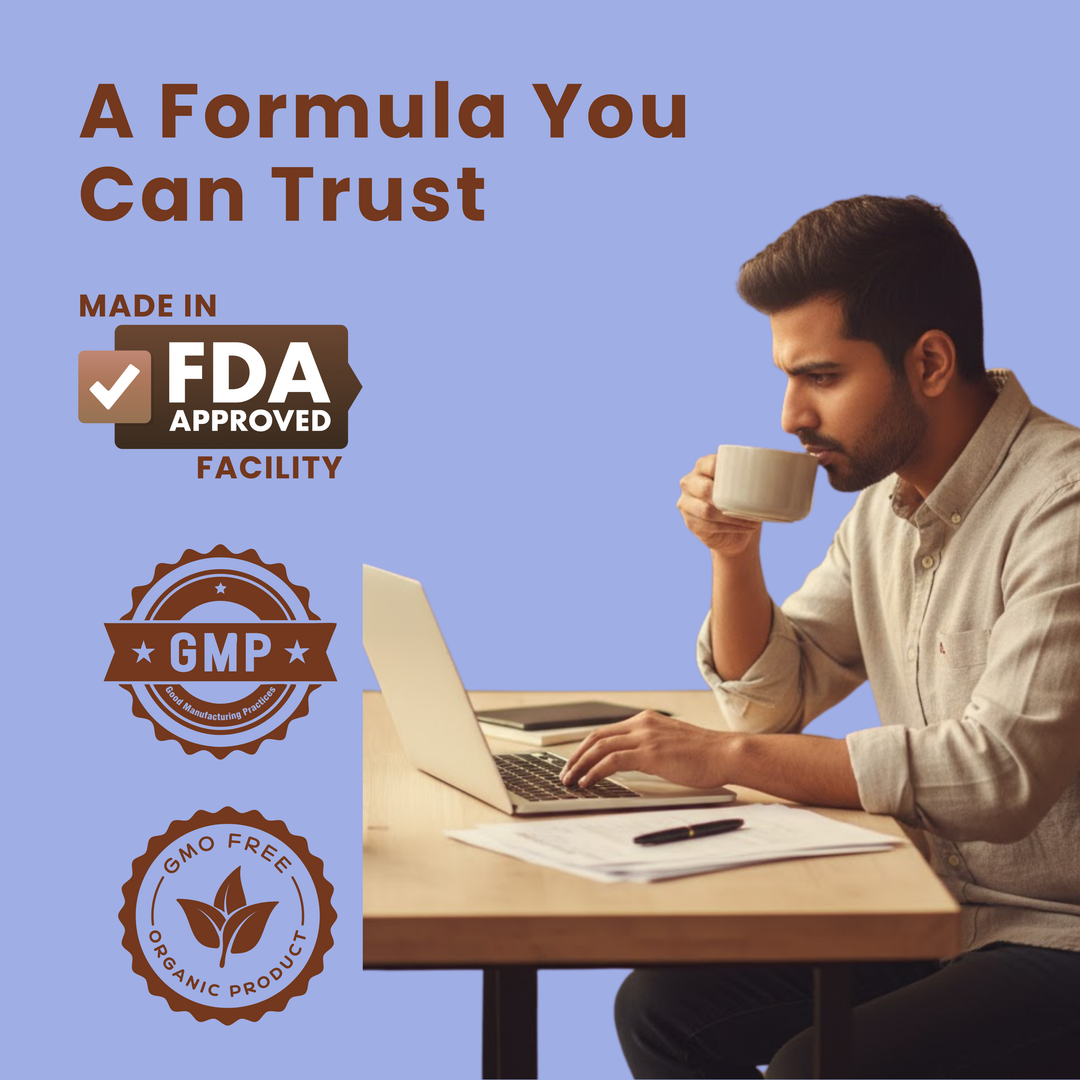 Focus Coffee with L-Theanine & Rhodiola | No-Jitter Mental Clarity Coffee India