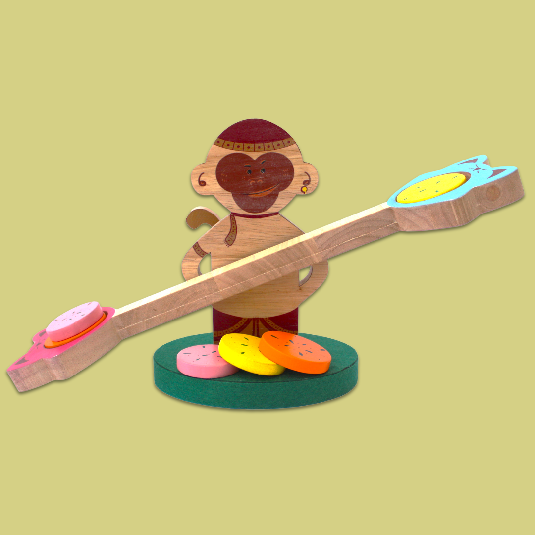 Taali Chalak Bandar- Balancing Toy Set