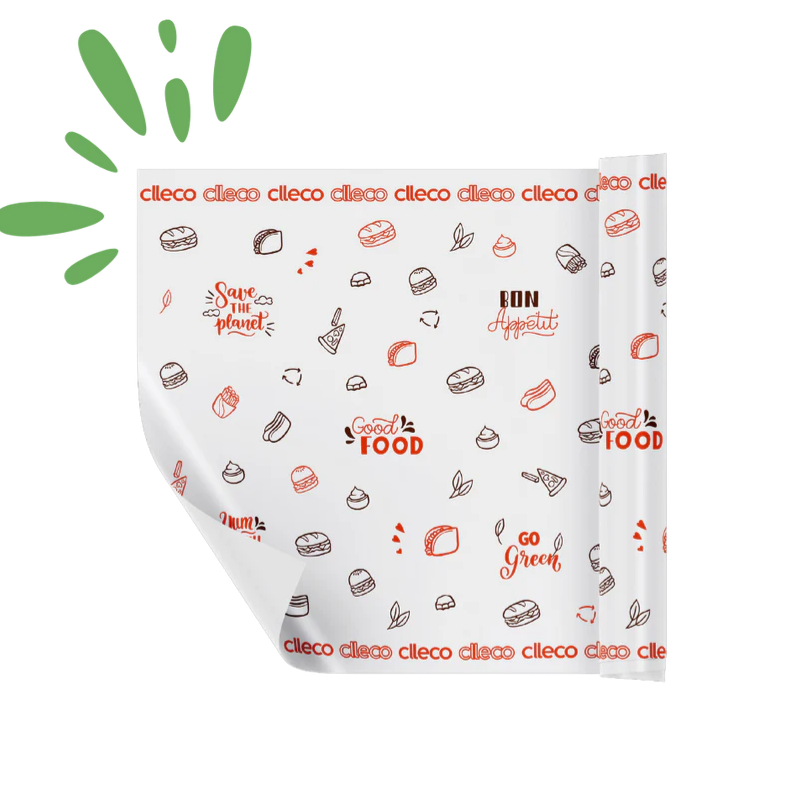 CLLECO Foodwrapping Cut Sheets - 28 x 30 cms; Pack of 2