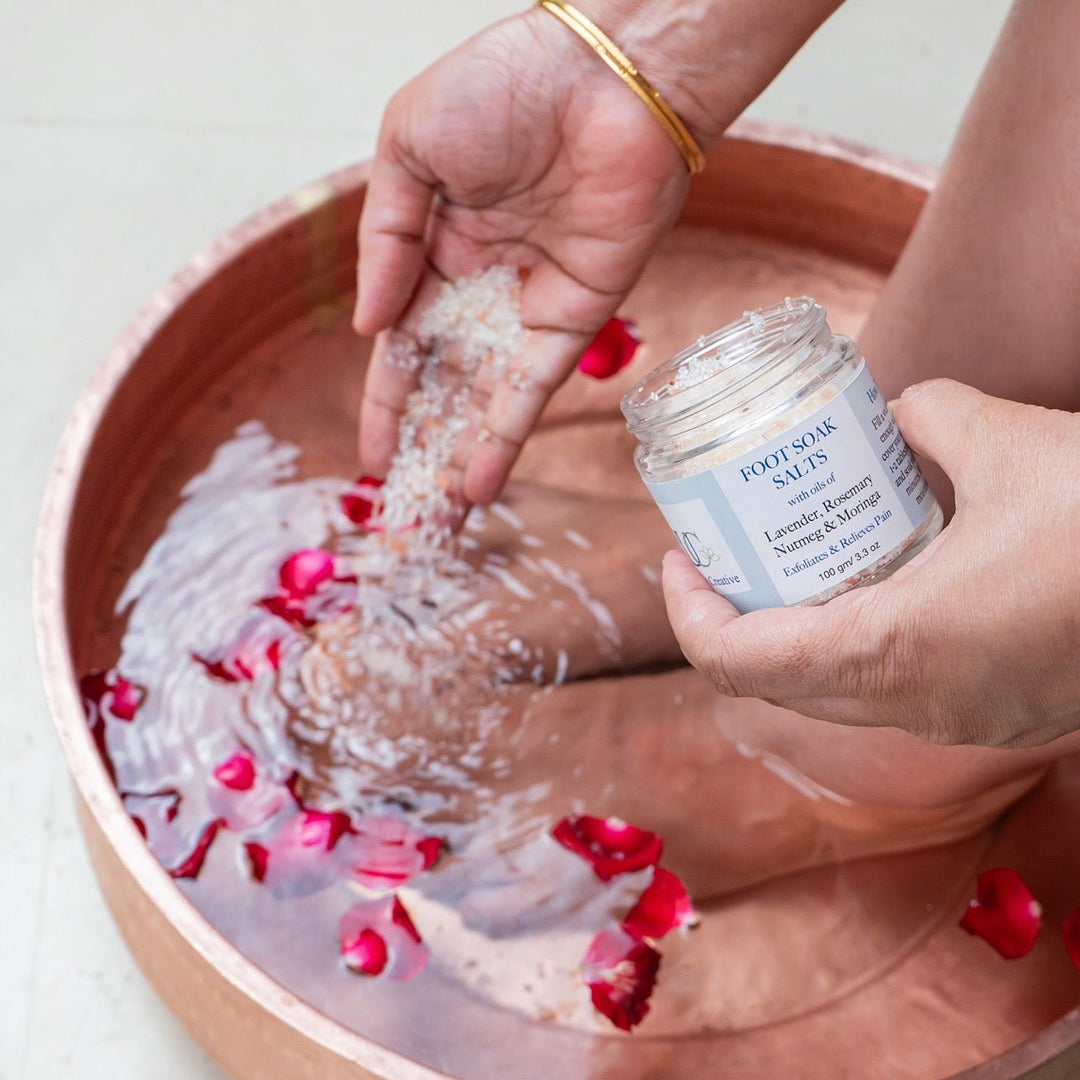 Foot Soak Salts - Geranium, Lime and Patchouli - Suspire