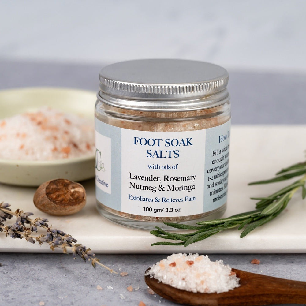 Foot Soak Salts - Lavender, Rosemary & Nutmeg