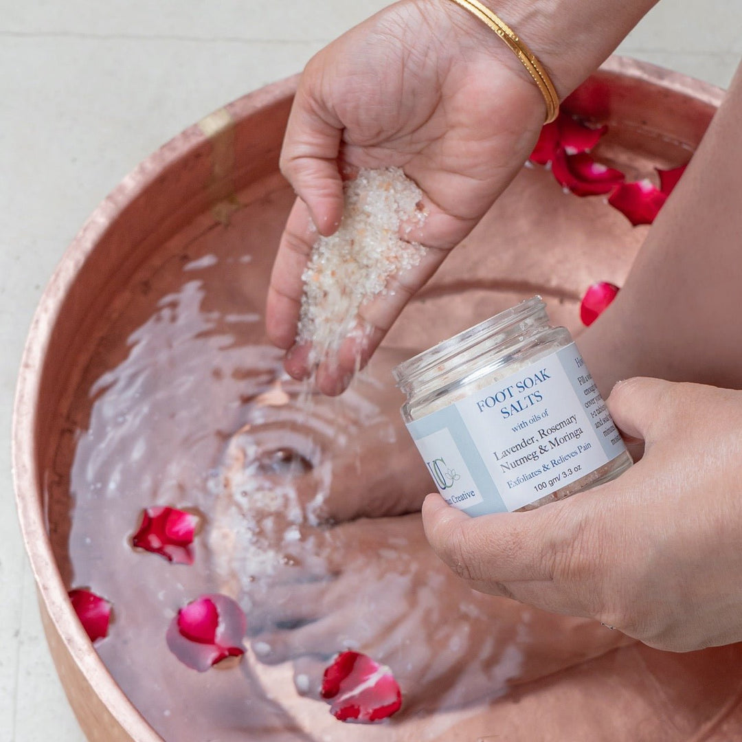 Foot Soak Salts - Lavender, Rosemary & Nutmeg - Suspire