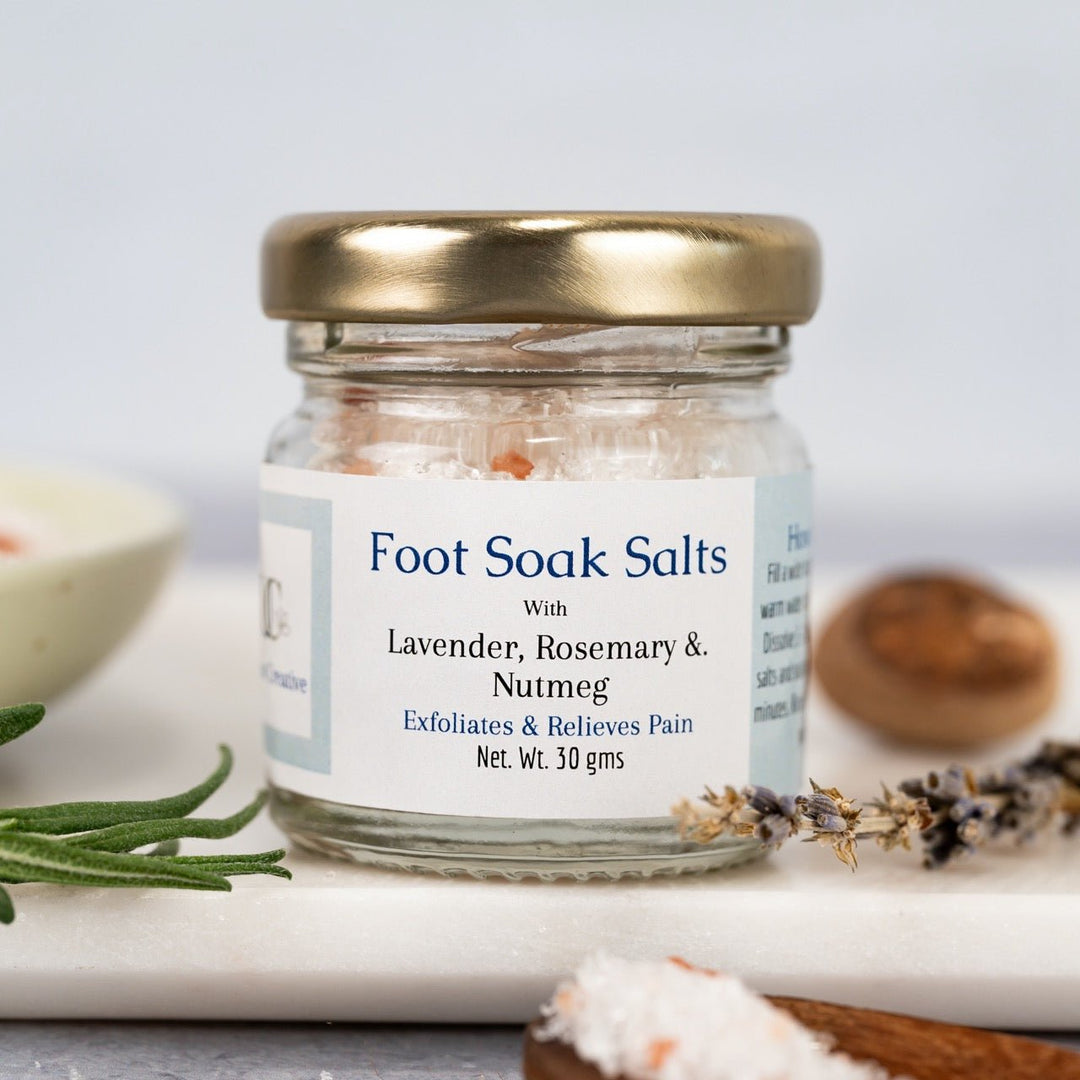 Foot Soak Salts - Lavender, Rosemary & Nutmeg - Suspire