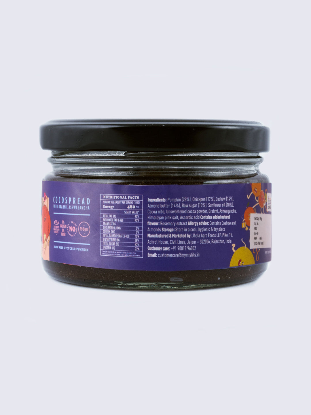 Cocospread with Brahmi & Ashwagandha - 190 gm