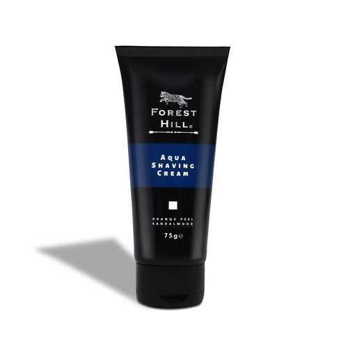 Forest Hill premium fresh aqua men shaving cream, for personal & professional salon, suitable for all skin types, 75g