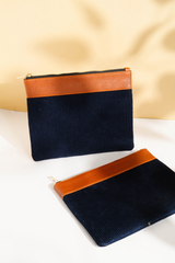 White Fire Utility Pouch - Midnight Blue