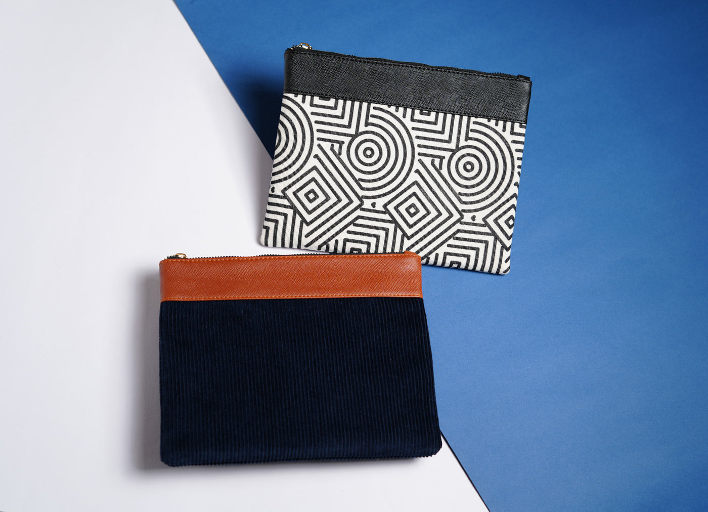 Utility Flat Pouch - Geometric