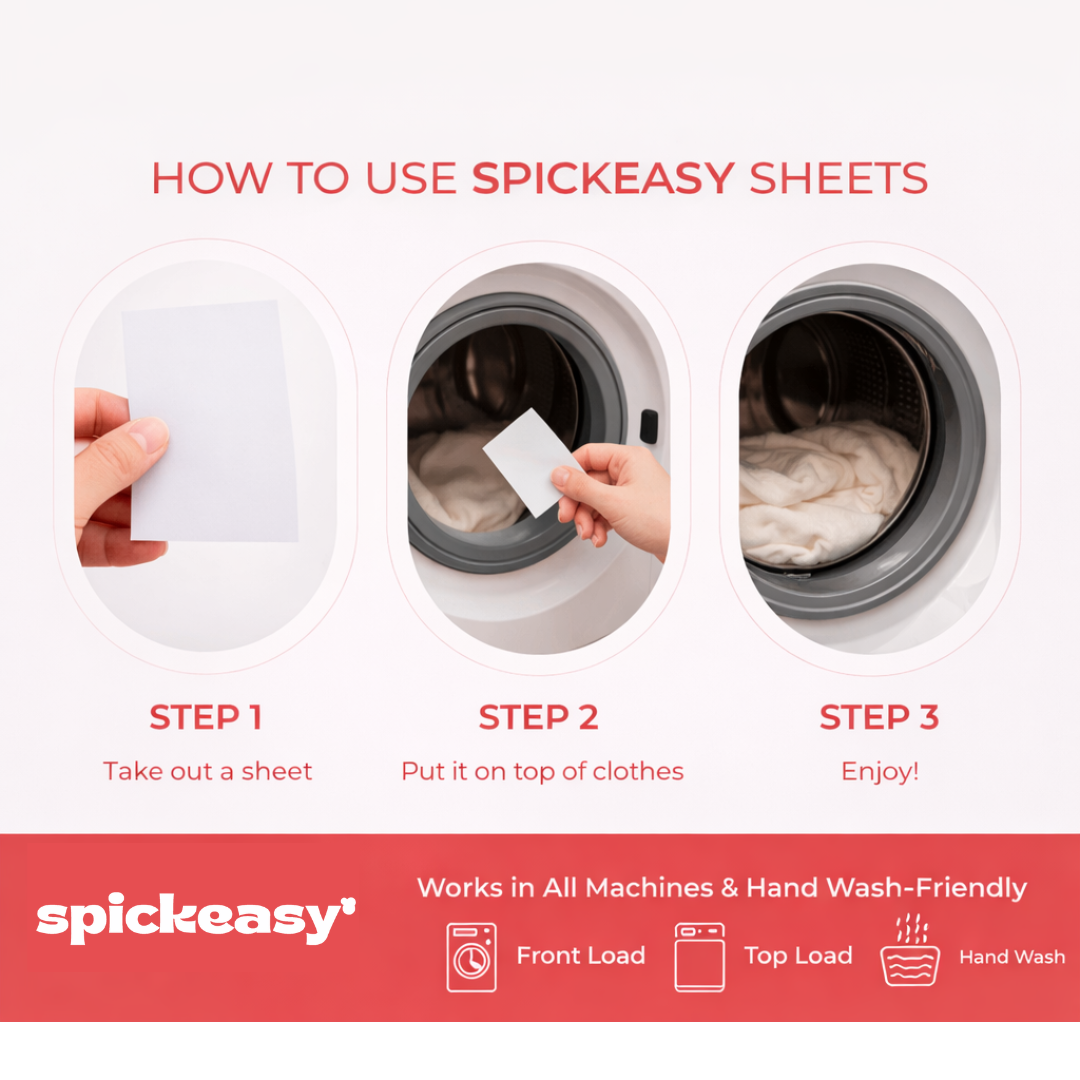 Spickeasy 3 in 1 Detergent Sheets - Fresh Linen - 30 Sheets