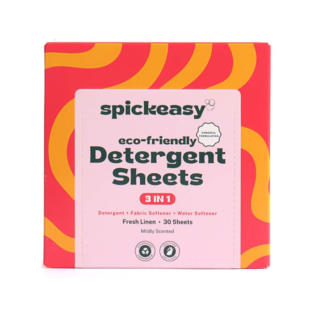 Spickeasy 3 in 1 Detergent Sheets - Fresh Linen - 30 Sheets