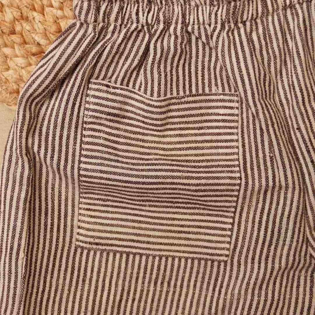 Playful Ruffle Hem Cotton Shorts for Girls