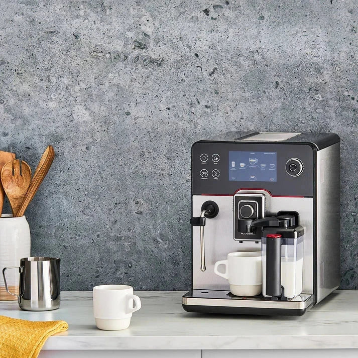 Gaggia Accademia Stainless Steel Coffee Machine | Beans & Grounds