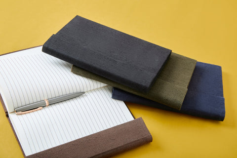 The Label GAIA Hemp A5 Notebook Diary with Magnetic Flap Closure