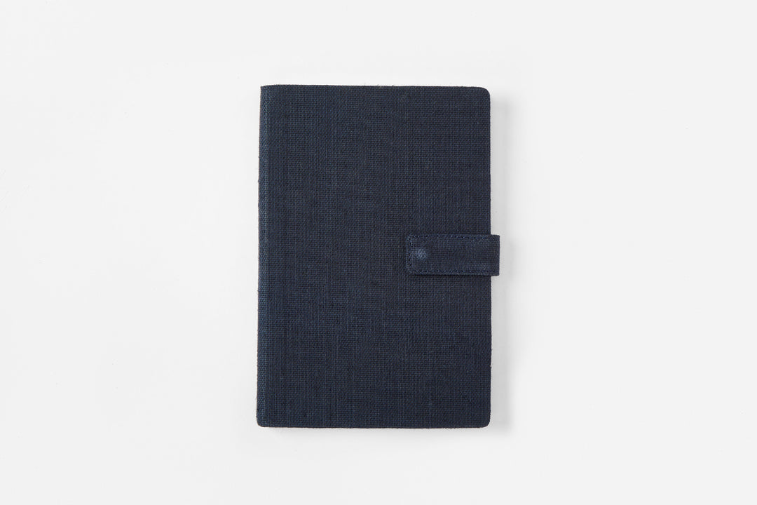 The Label GAIA Hemp A5 Notebook Diary with Button Flap Closure