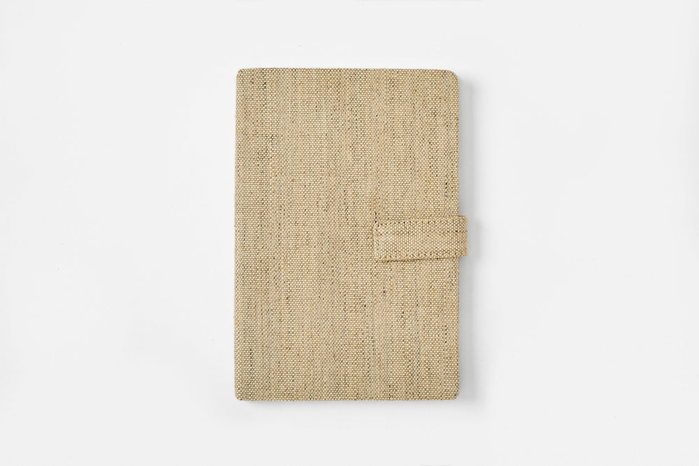 The Label GAIA Hemp A5 Notebook Diary with Button Flap Closure