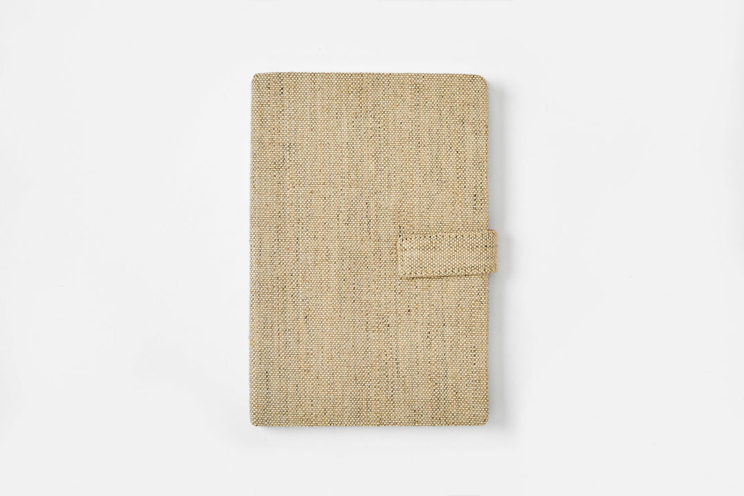 The Label GAIA Hemp A5 Notebook Diary with Button Flap Closure